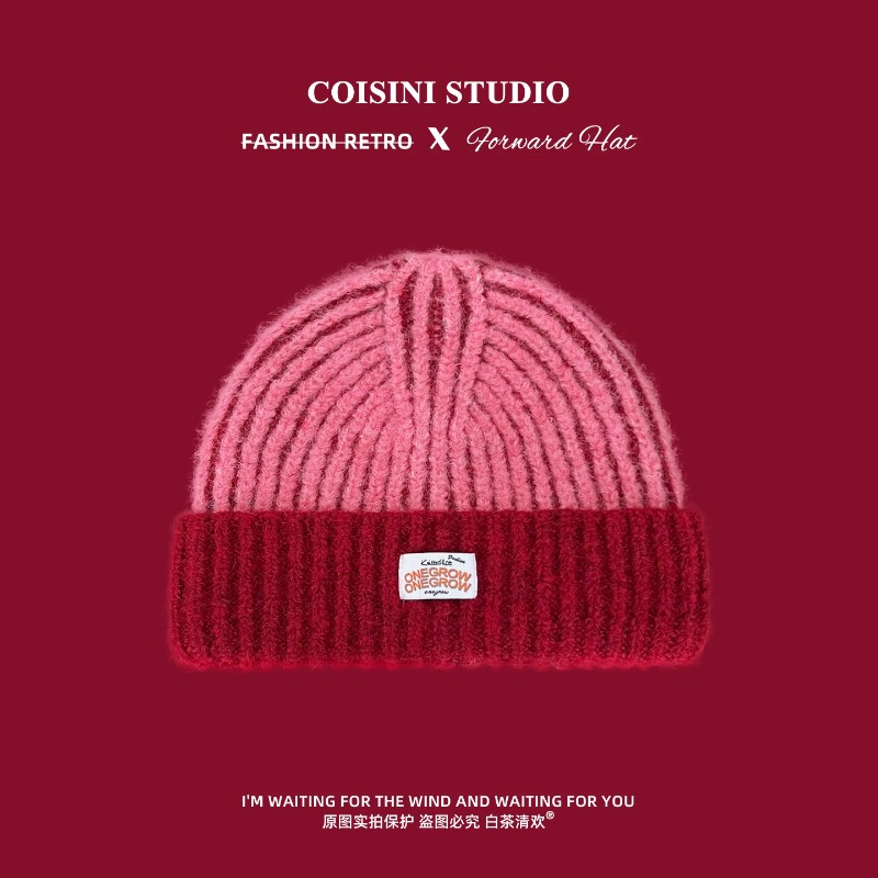 Bonnet en tricot doux et moell - Beanie Cuffed Knit avis et prix