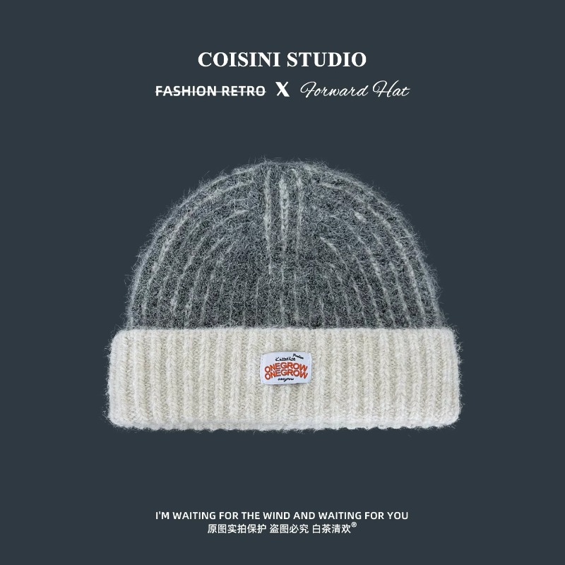 Bonnet en tricot doux et moell - Beanie Cuffed Knit avis et prix