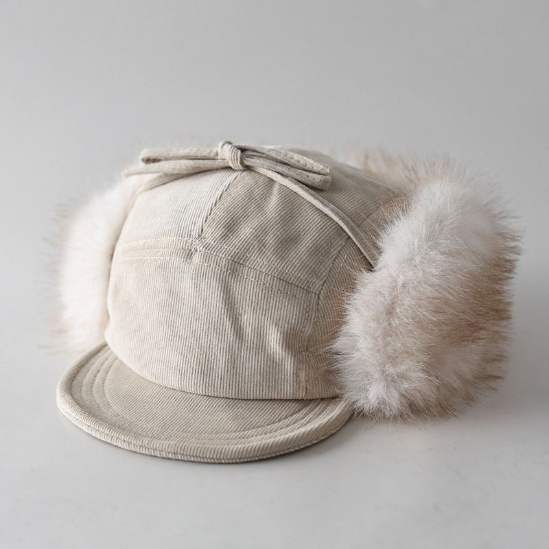 Bonnet bombardier en velours c - Corduroy Cap 5 Panel avis et prix