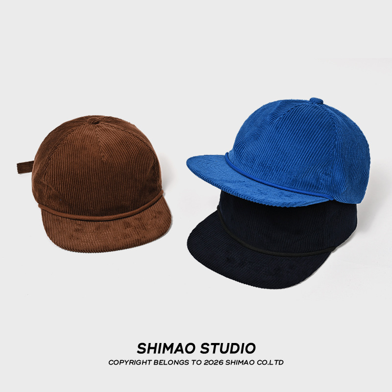 Casquette de baseball unisexe  - Corduroy Cap 5 Panel avis et prix