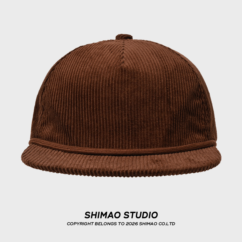 Casquette de baseball unisexe  - Corduroy Cap 5 Panel avis et prix