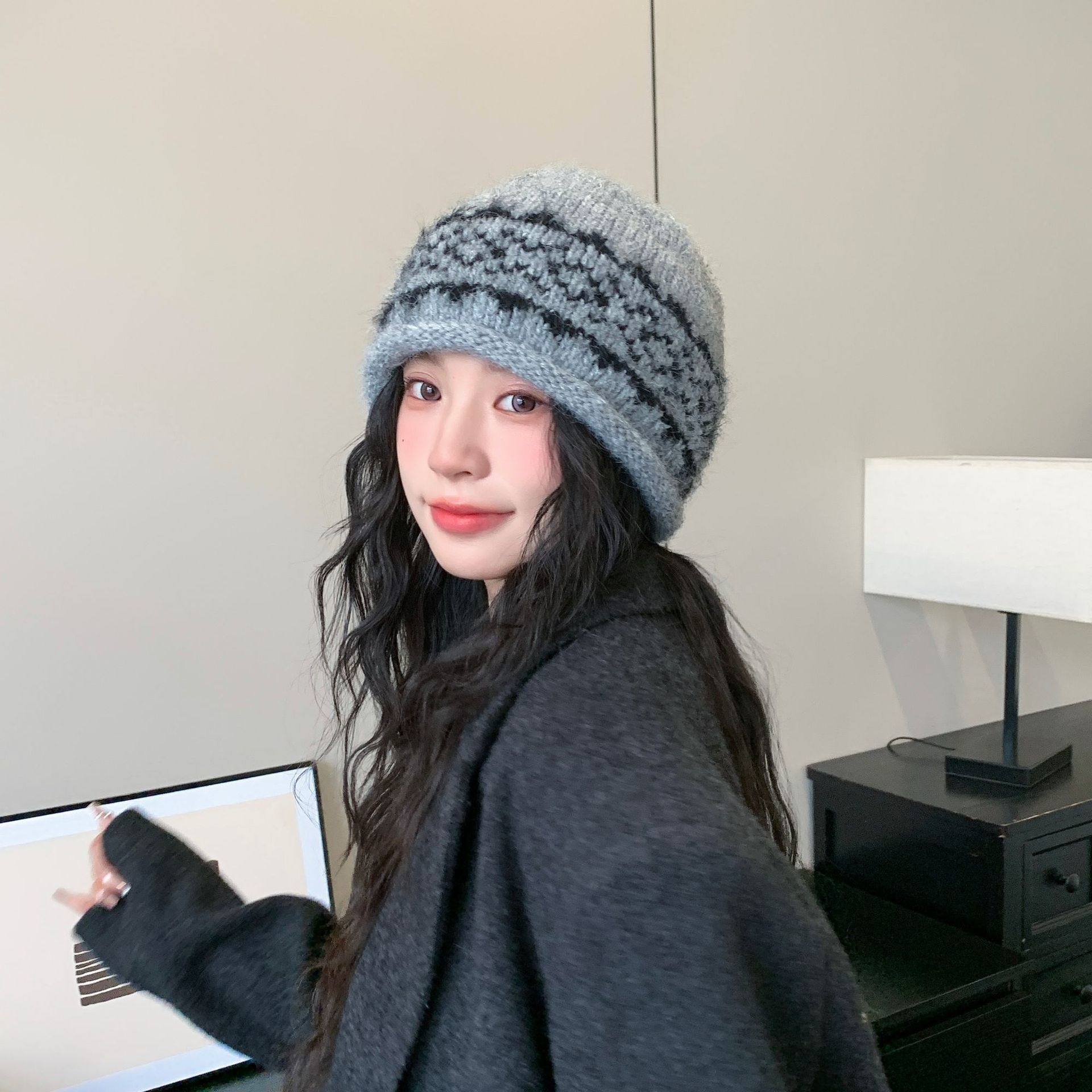 Bonnet tricoté Fair Isle pour  - Beanie Cuffed Knit avis et prix